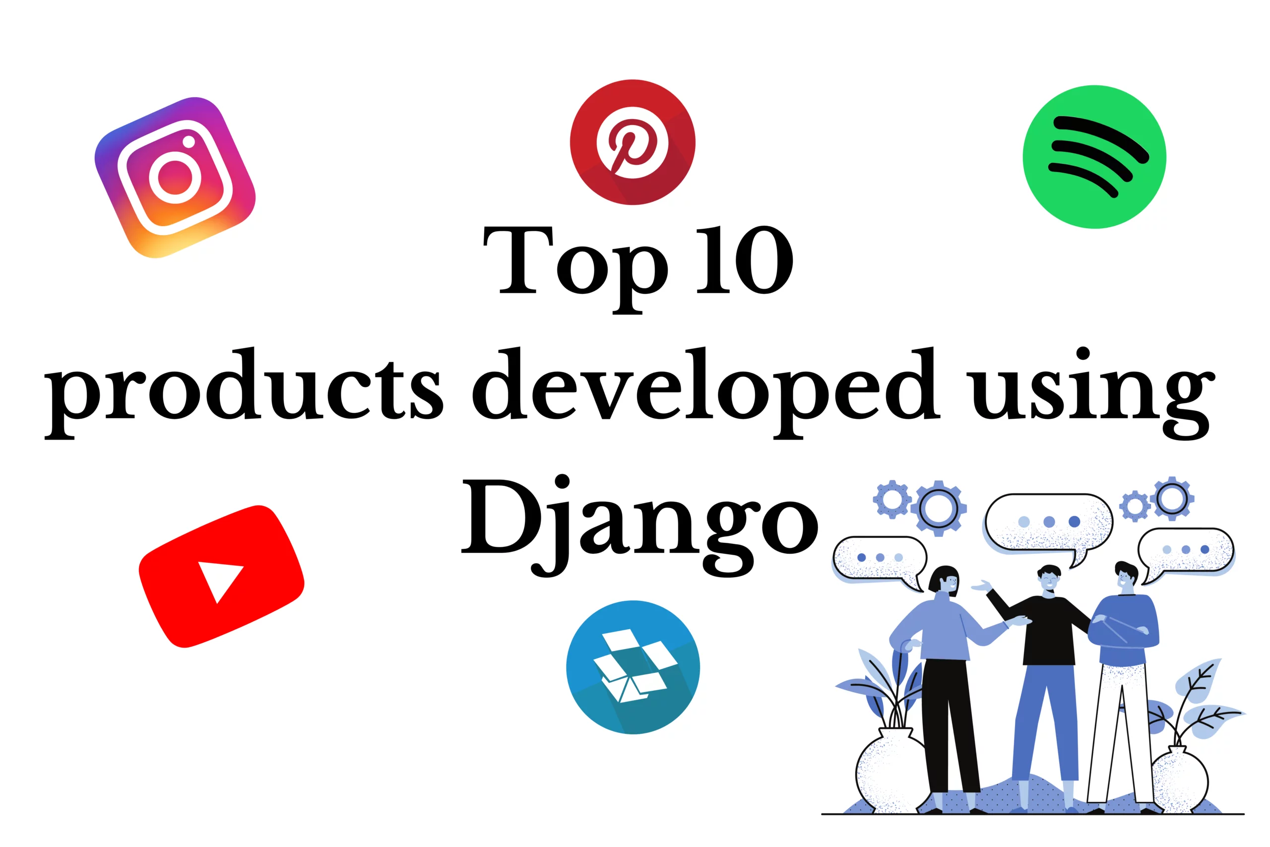 Top 10 products developed using Django